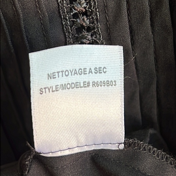 Black Button Down Top - Picture 7 of 7